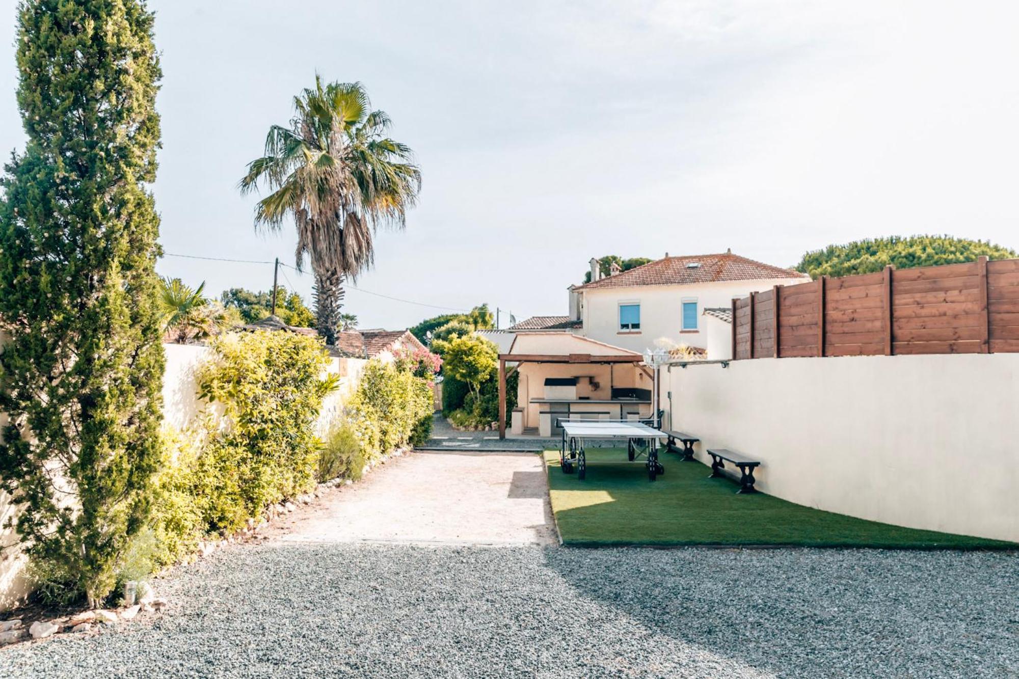 Reve D'Azur, 2 Chambres, Maison Julia En Bord De Mer A La Nartelle, Piscine Partagee, Parking & Terrasse Bbq, Wifi Et Draps Inclus Plage A Pied 圣马克西姆 外观 照片